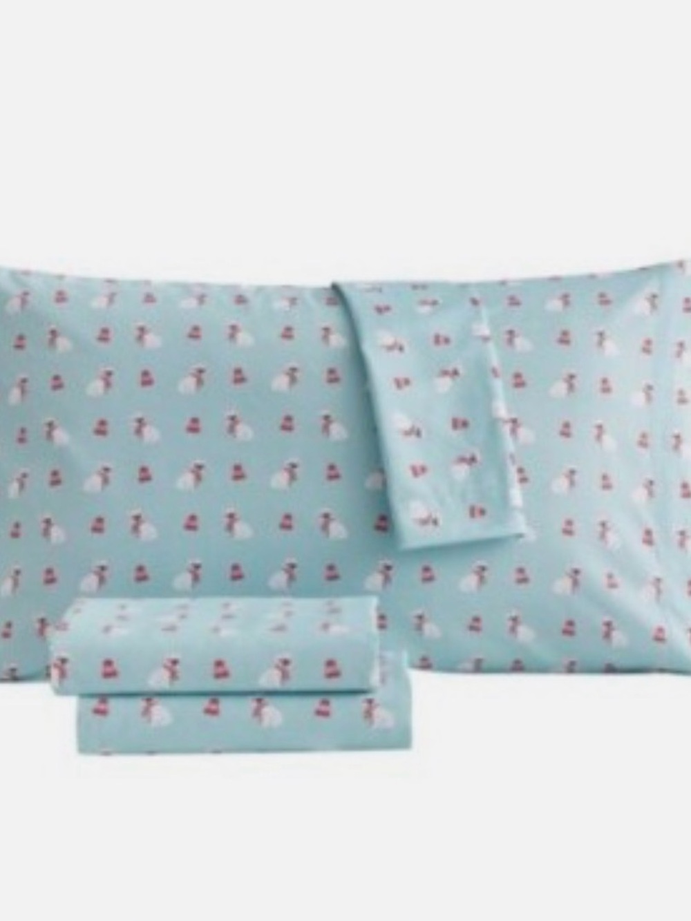 Twin Christmas Microfiber 3 pc Sheet Set New Polar Bears Holidays